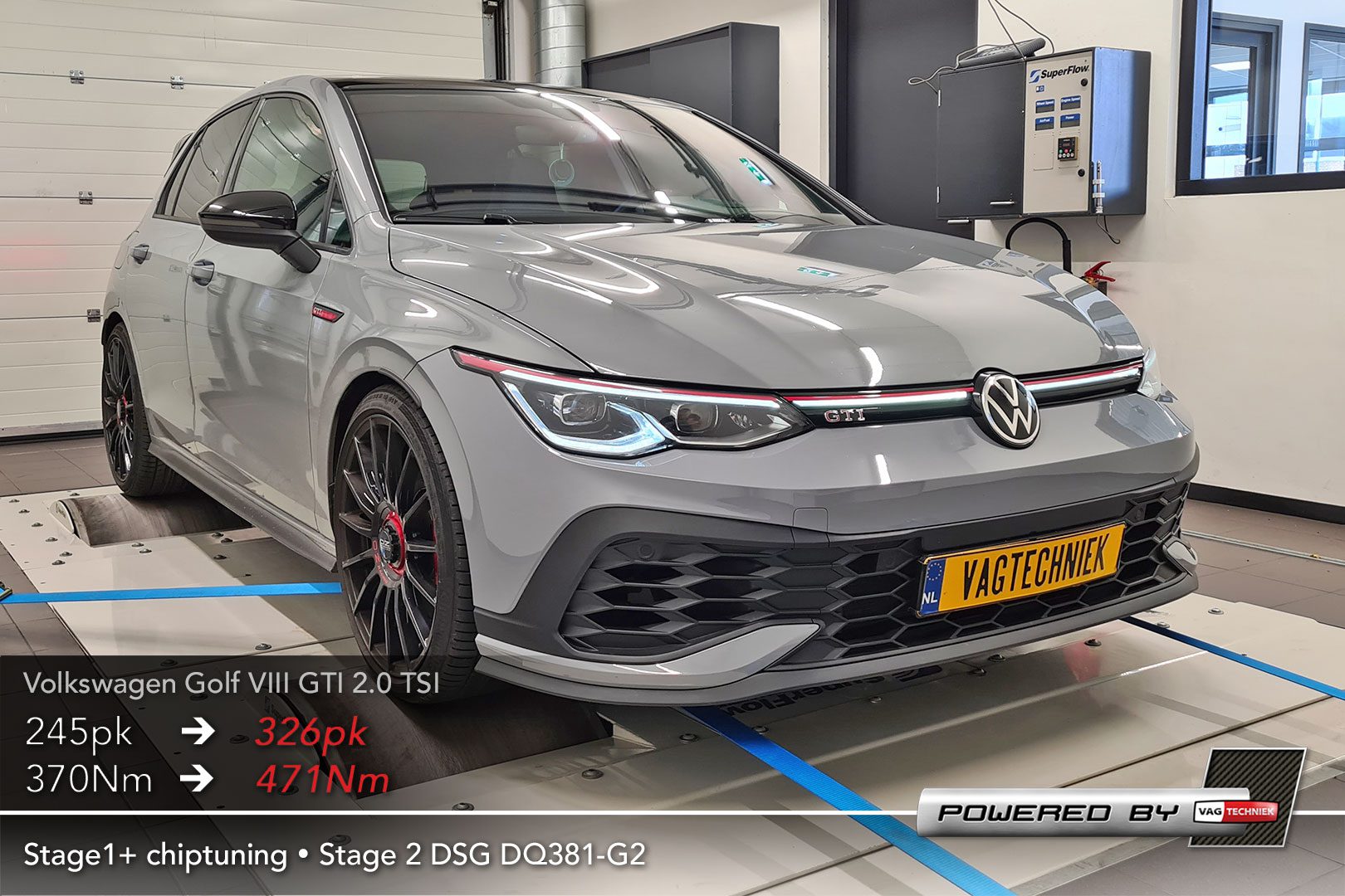 Chiptuning VW Golf 8 GTI Clubsport 2.0 TSI - Stage 1